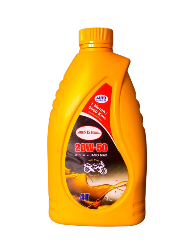 NISH Premium engine Oil 20W50 API SL + JASO MA2