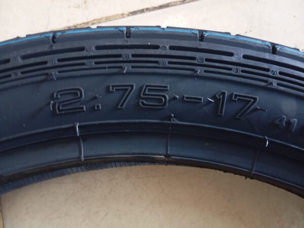 CEAT Tyre Front 2.75-17 F85 Line with Tube - Image 3