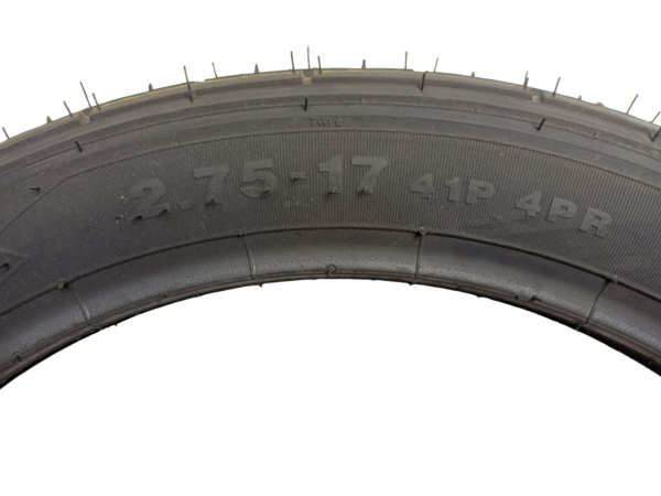 EUROGRIP TYRE 2.75-17 41P 4PR RIB EEG TT BAL - Image 4