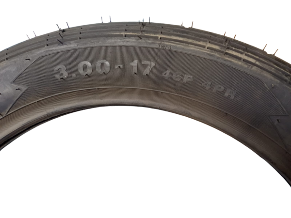 EUROGRIP Tyre 3.00-17 46P 4PR RIB [BM150UG FRONT] - Image 5