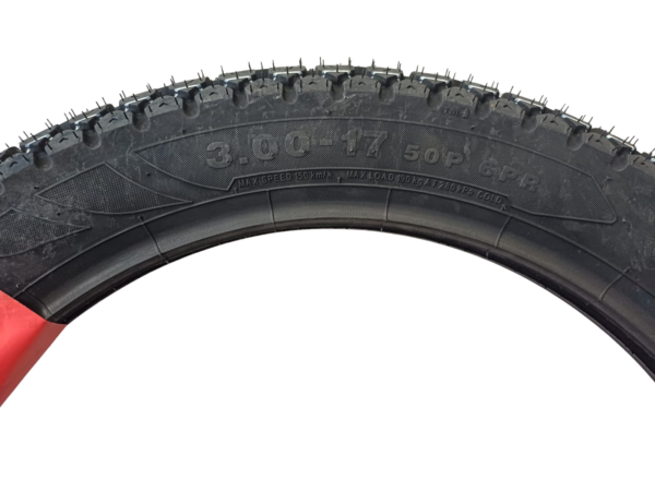 EUROGRIP Tyre 3.00-17 50P 6PR ATT1085 DURAGRIP [HLX125Ref Rear] - Image 2